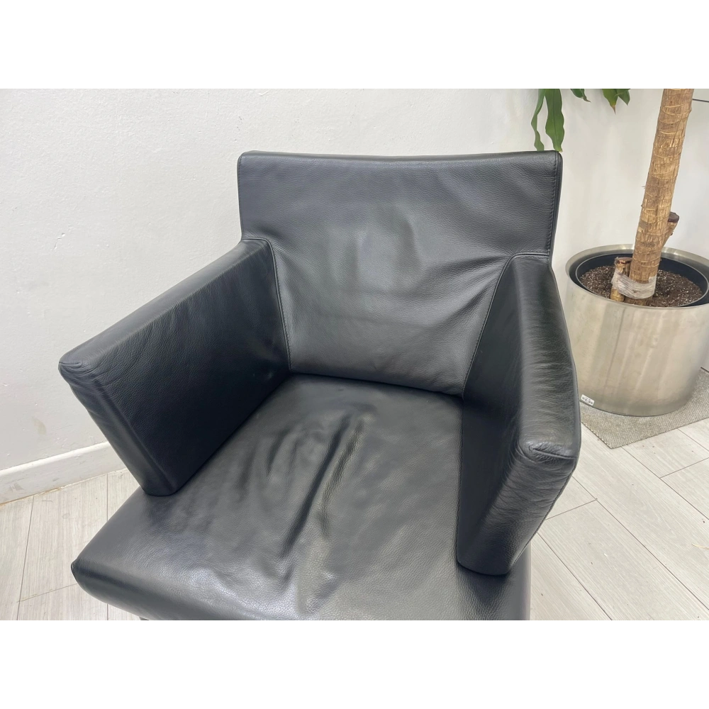 Gerçek Deri Misafir Tekli Bekleme Koltuğu