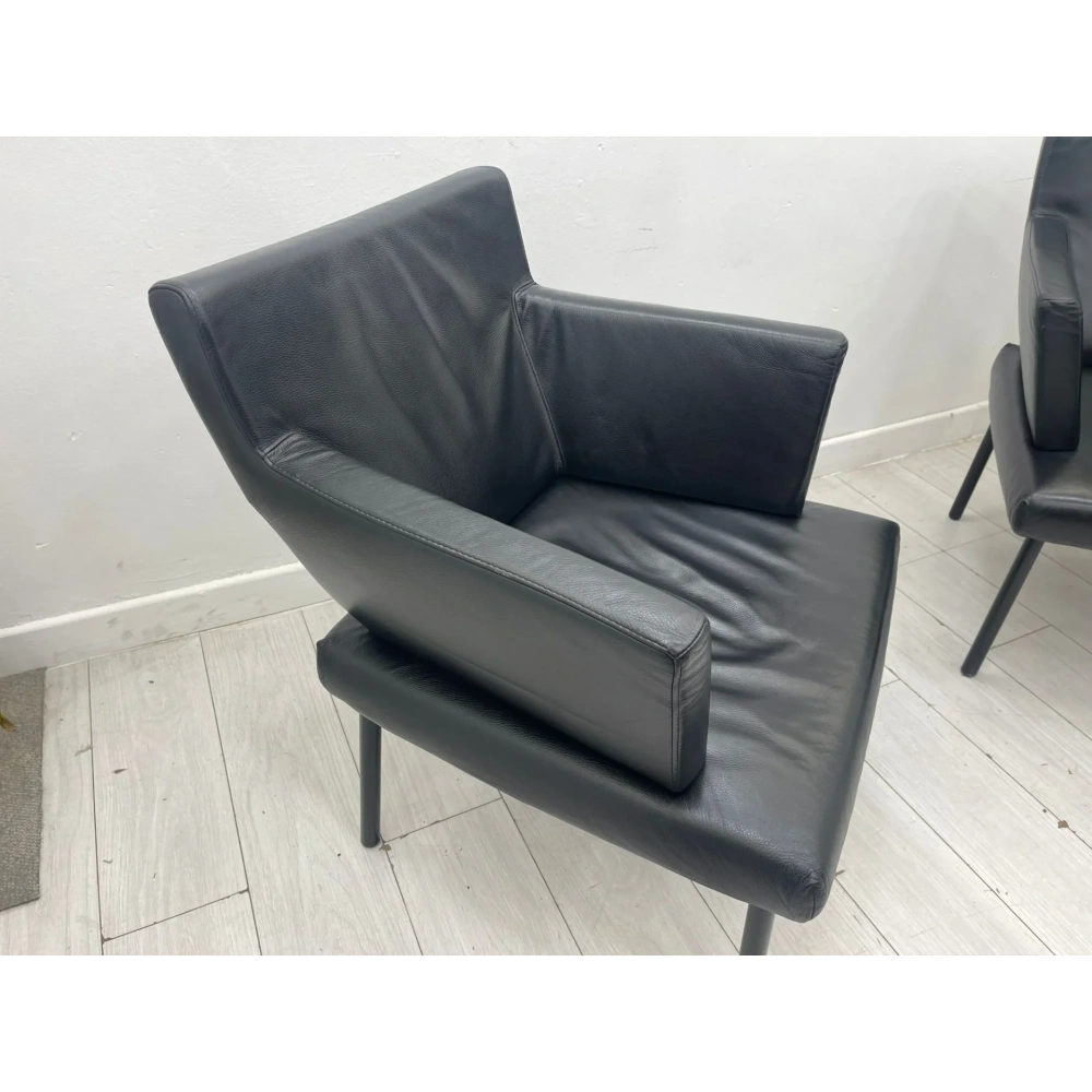 Gerçek Deri Misafir Tekli Bekleme Koltuğu - M4263