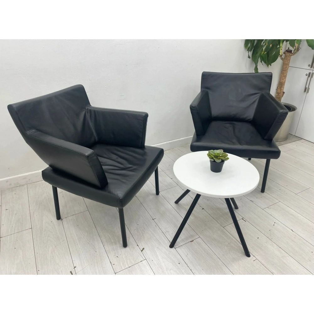 Gerçek Deri Misafir Tekli Bekleme Koltuğu - M4263