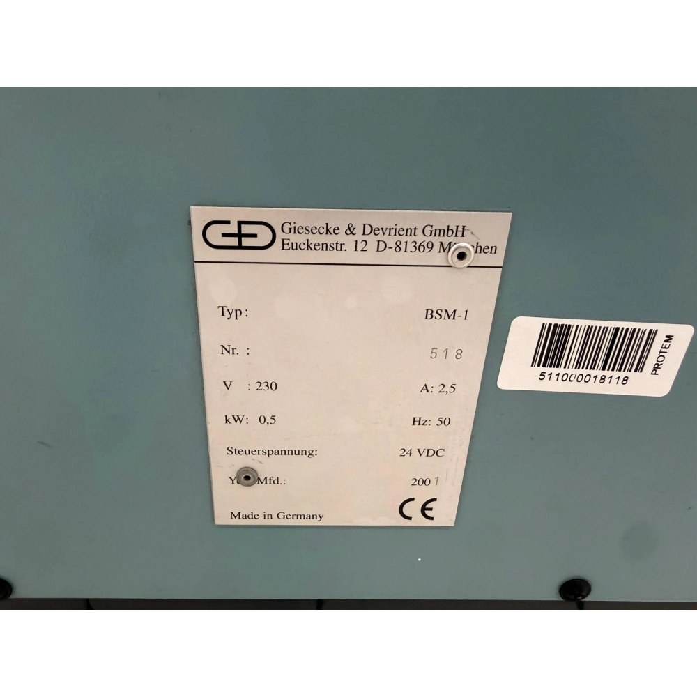 Giesecke D 81369 Alman Çember Makinesi