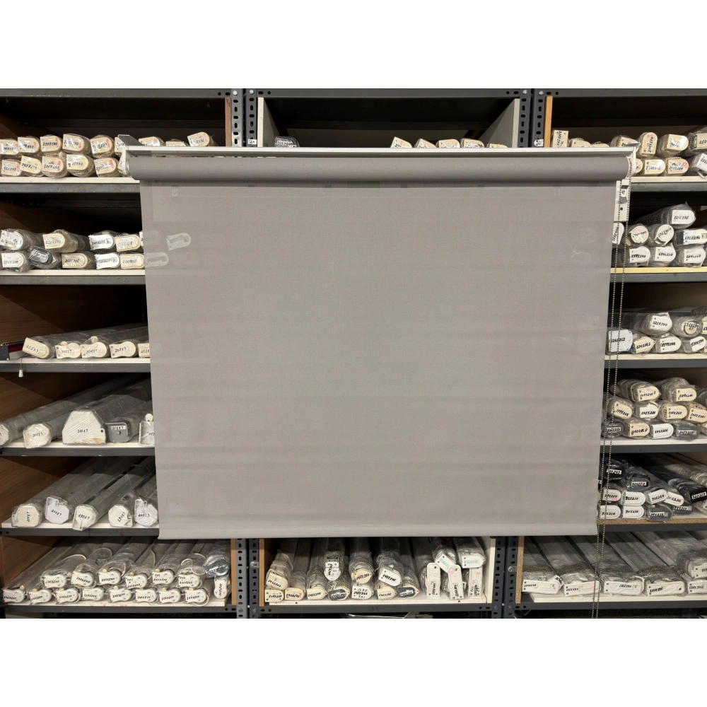 Gri Stor Perde Ofis Perdesi 137x380