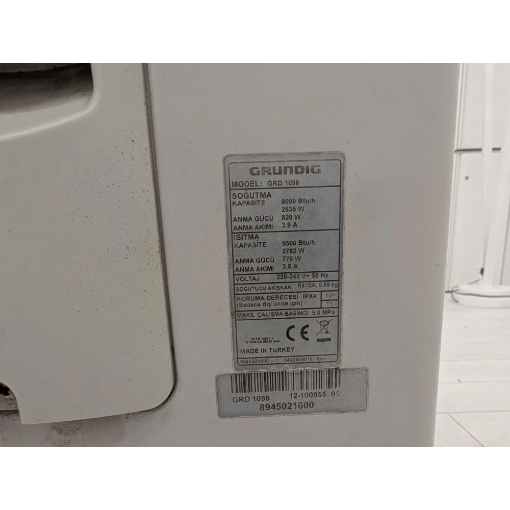 Grundıg 9.000 BTU Duvar Tipi Klima On/Off - M4971