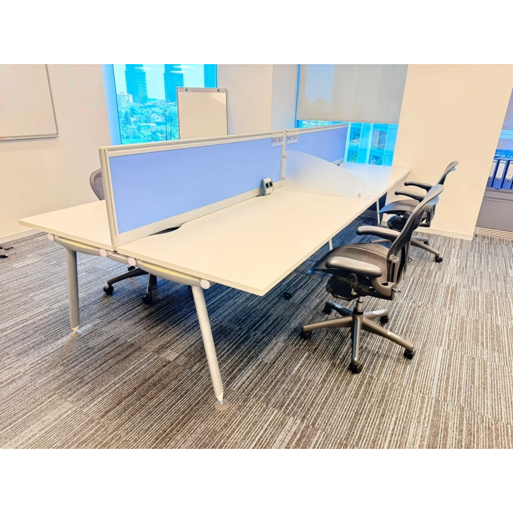 HERMAN MİLLER 4 LÜ ÇOKLU ÇALIŞMA MASASI-WORKSTATİON - M5000