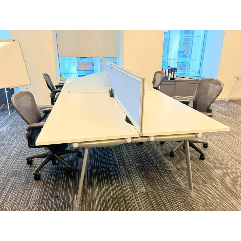 HERMAN MİLLER 4 LÜ ÇOKLU ÇALIŞMA MASASI-WORKSTATİON - M5000