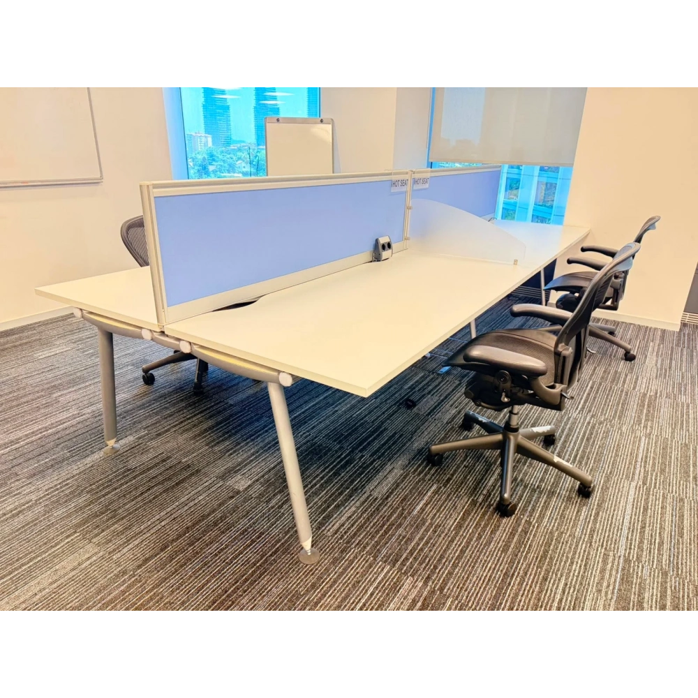 HERMAN MİLLER 4 LÜ ÇOKLU ÇALIŞMA MASASI-WORKSTATİON - M5000