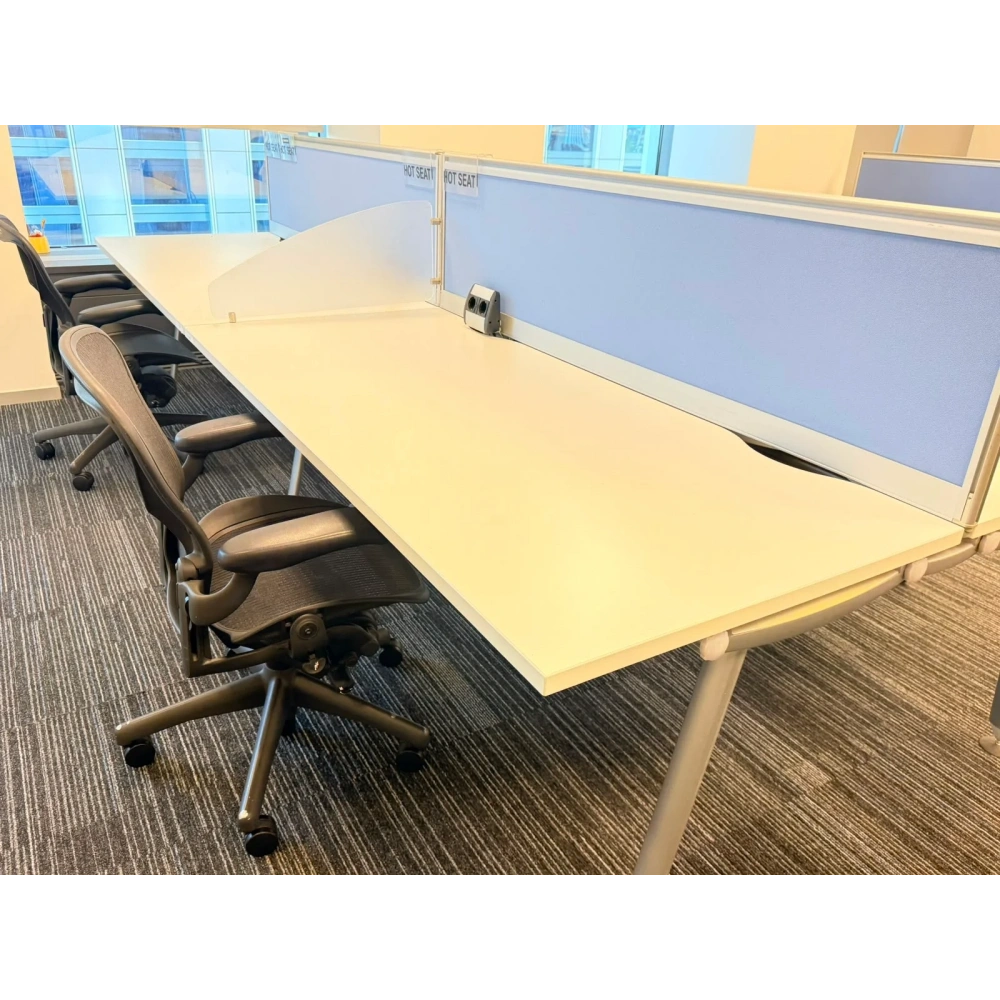 HERMAN MİLLER 4 LÜ ÇOKLU ÇALIŞMA MASASI-WORKSTATİON - M5000