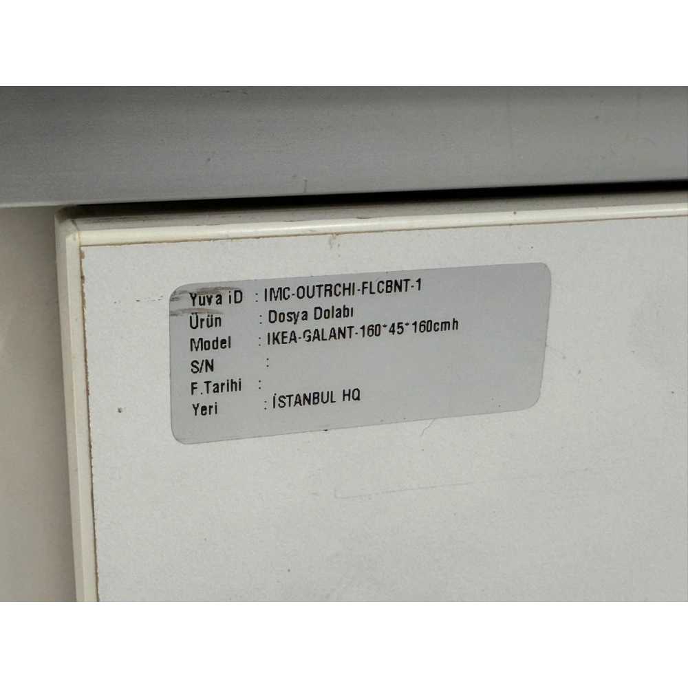Ikea Galant Sürgülü Raflı Dolap Dosya Dolabı