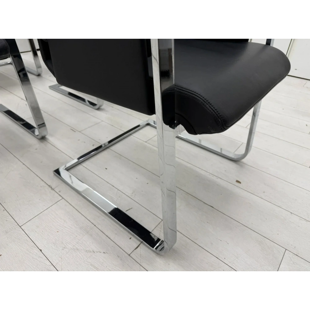 İnterstuhl Gerçek Deri Alman Bekleme Koltuğu - M4196