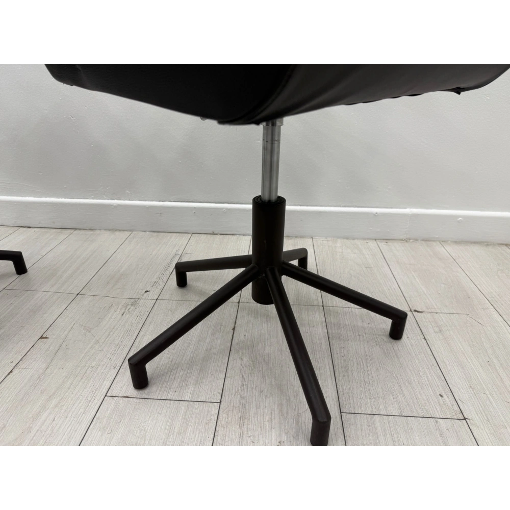 İthal Gerçek Hakiki Deri Misafir Bekleme Koltuğu