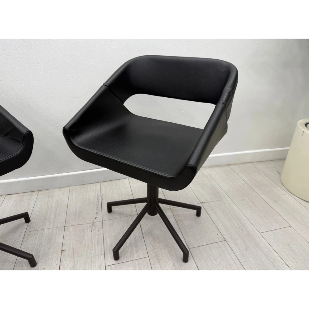 İthal Gerçek Hakiki Deri Misafir Bekleme Koltuğu