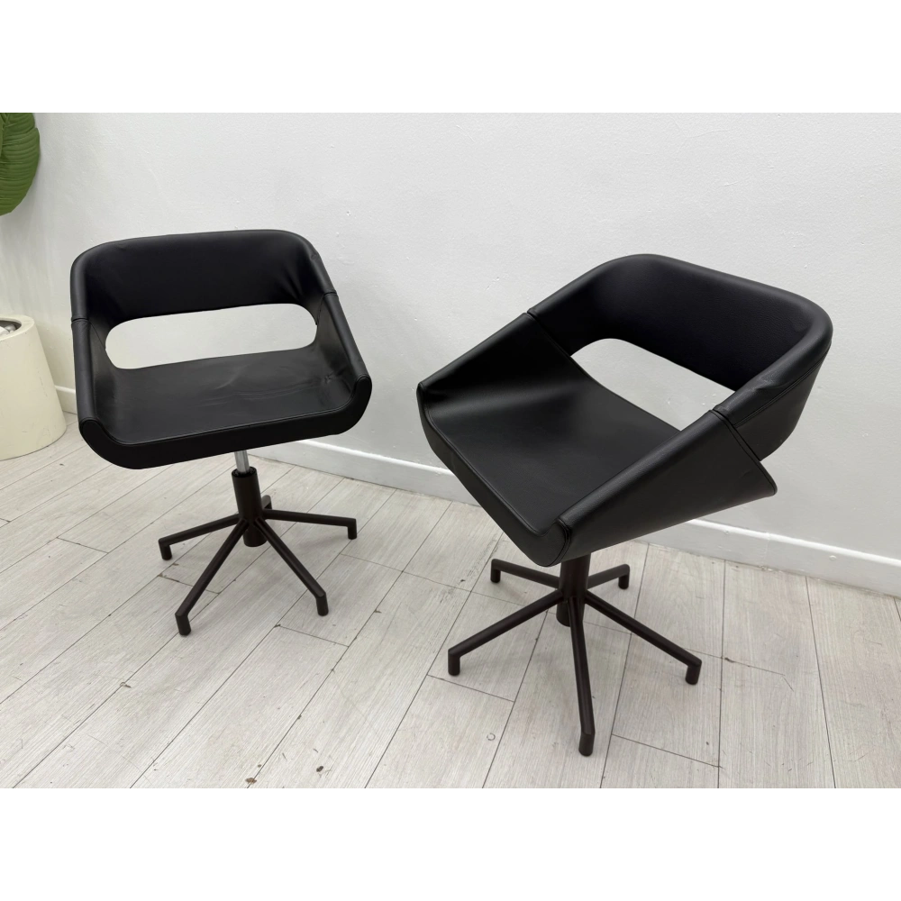 İthal Gerçek Hakiki Deri Misafir Bekleme Koltuğu