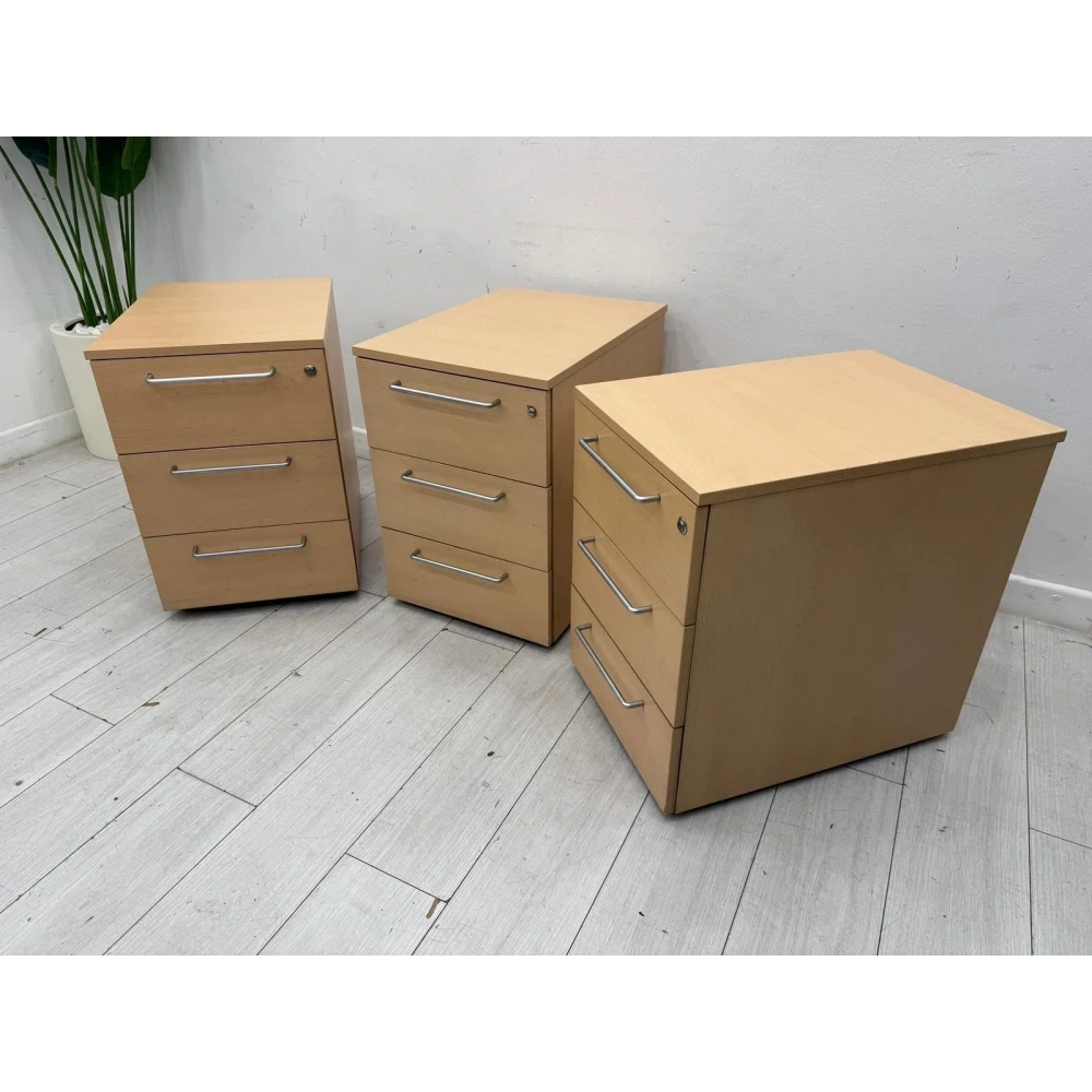 Koleksiyon 3 Çekmeceli Ahşap Keson - M3263
