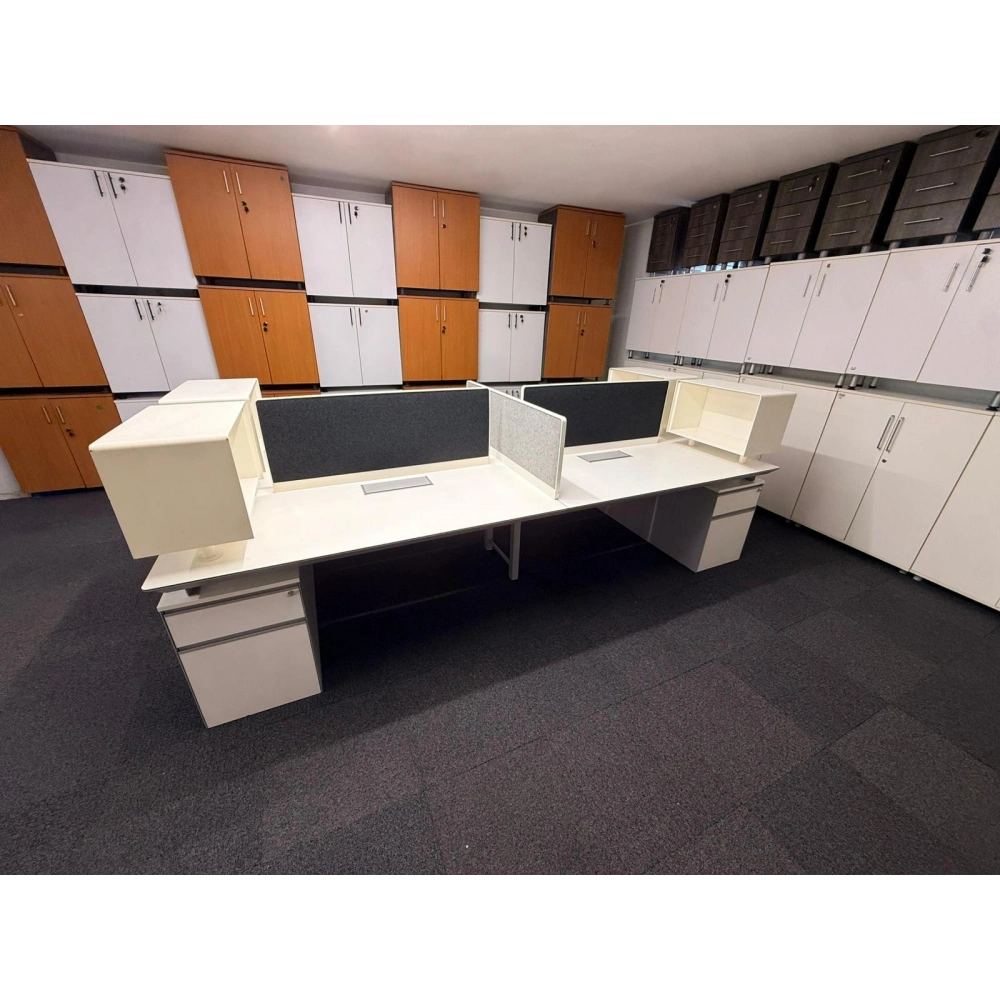 Koleksiyon 4 Lü Çoklu Çalışma Masası Workstation