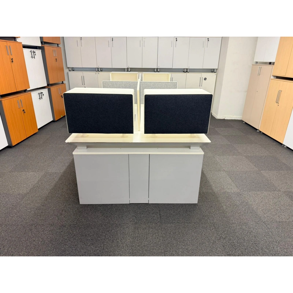 Koleksiyon 4 Lü Çoklu Çalışma Masası Workstation