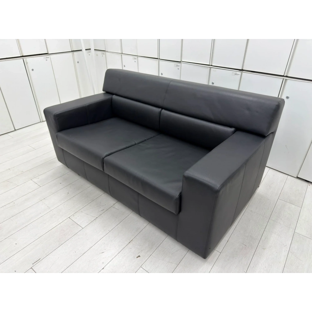 KOLEKSİYON DERİ 2 KİŞİLİK MİSAFİR BEKLEME KOLTUĞU - M4925