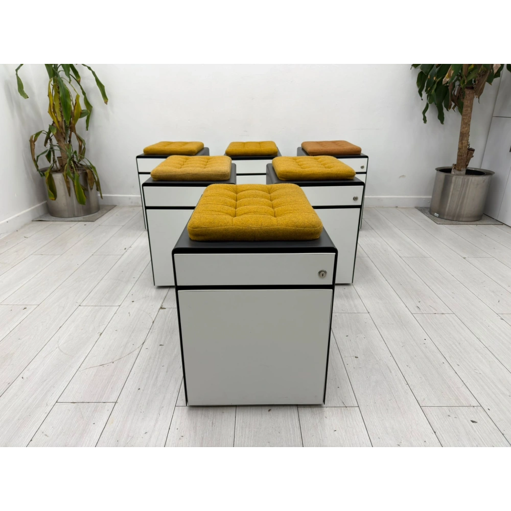 Koleksiyon Marka Metal Puflu 2 Çekmeceli Keson