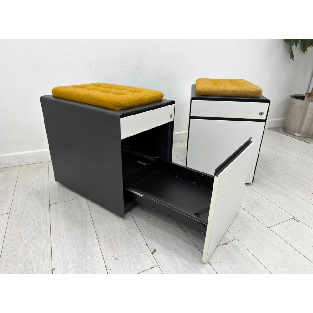 Koleksiyon Marka Metal Puflu 2 Çekmeceli Keson