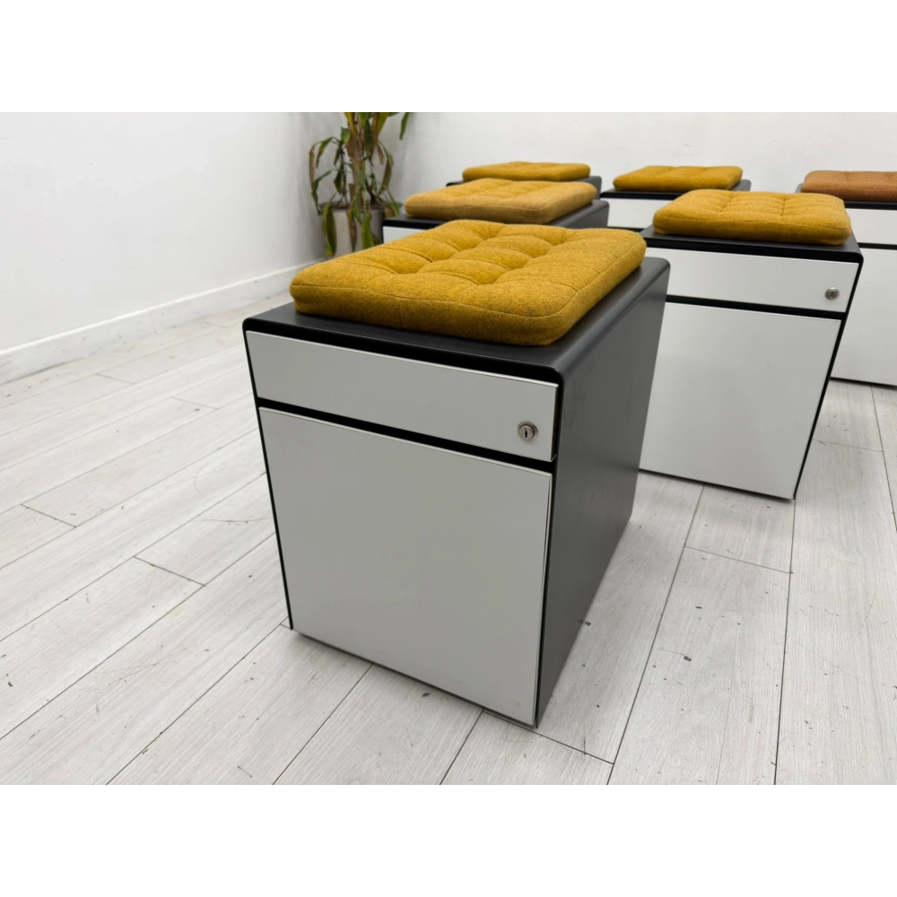 Koleksiyon Marka Metal Puflu 2 Çekmeceli Keson