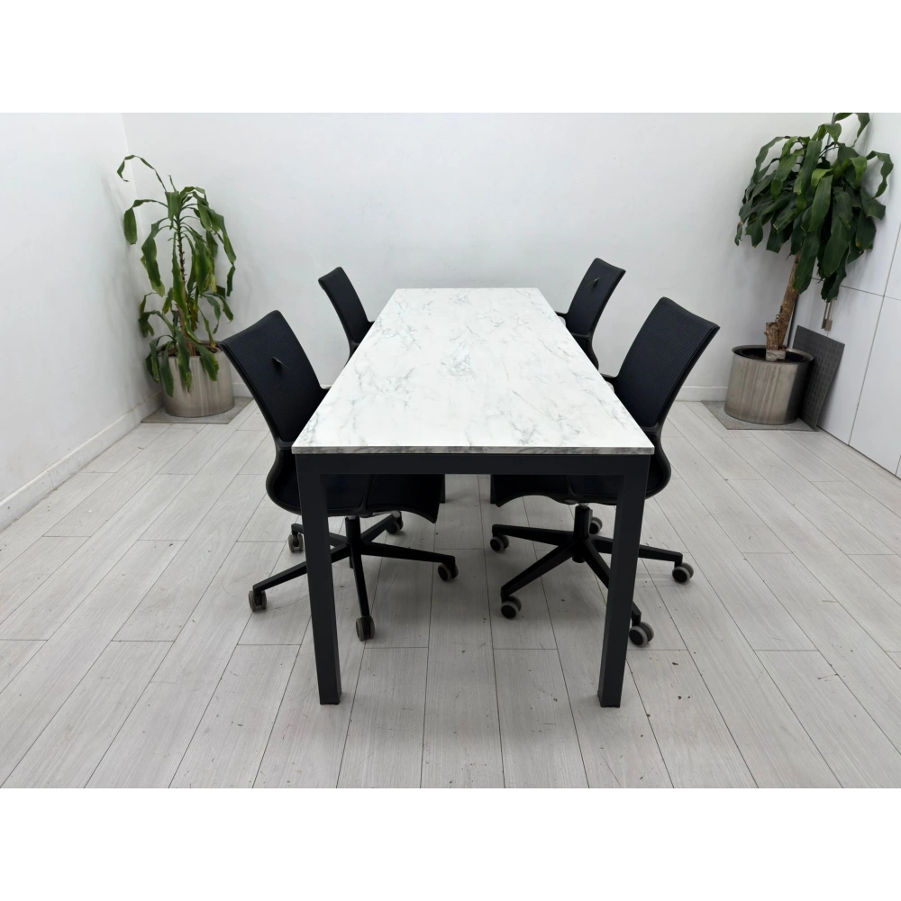 Mermer Görünümlü 8 Kişilik Toplantı Masası