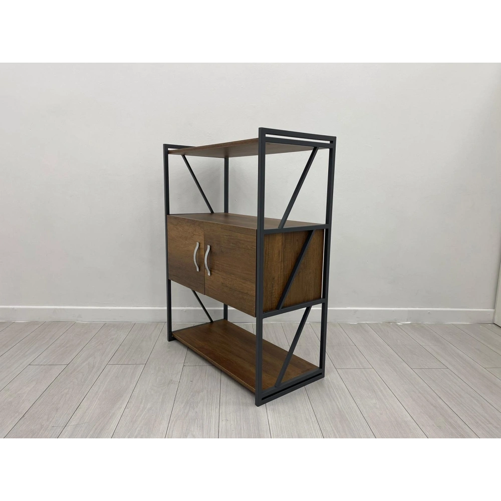 Metal Ofis Dolabı Kitaplık Raf