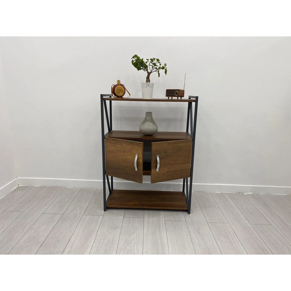 Metal Ofis Dolabı Kitaplık Raf