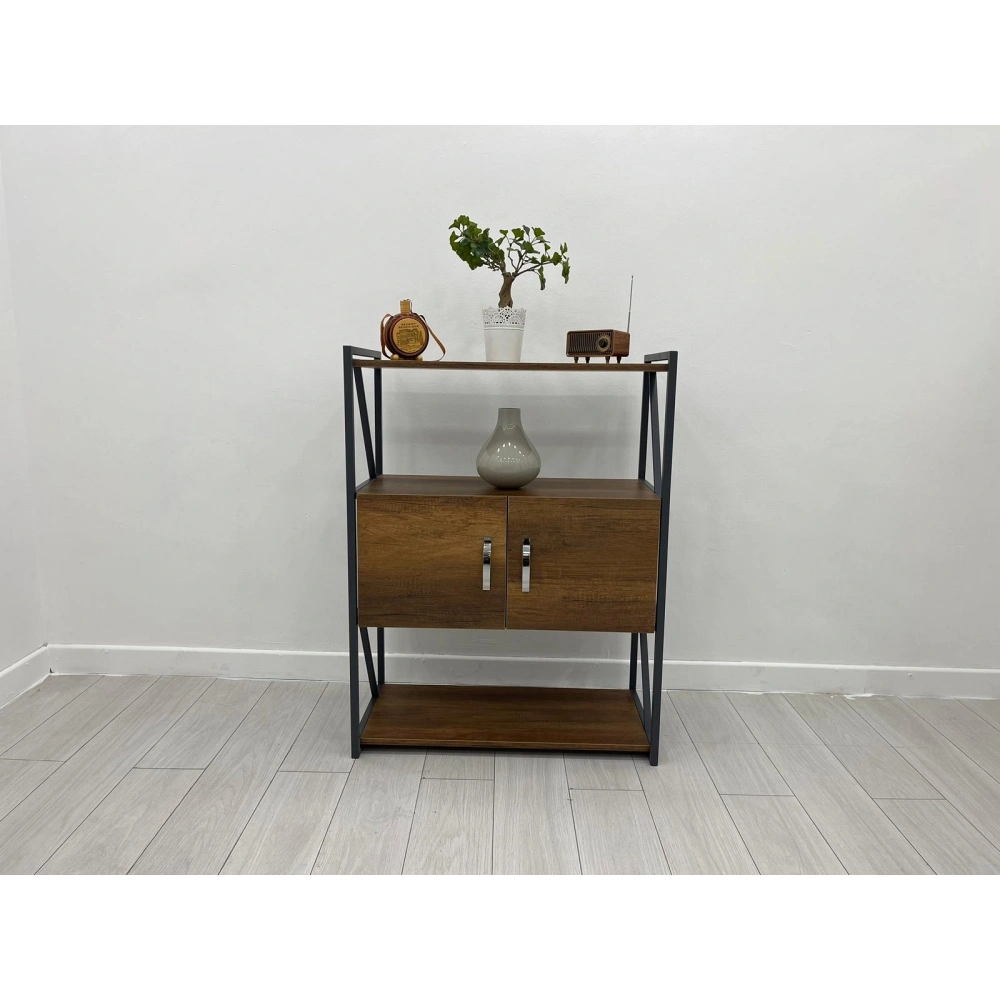Metal Ofis Dolabı Kitaplık Raf
