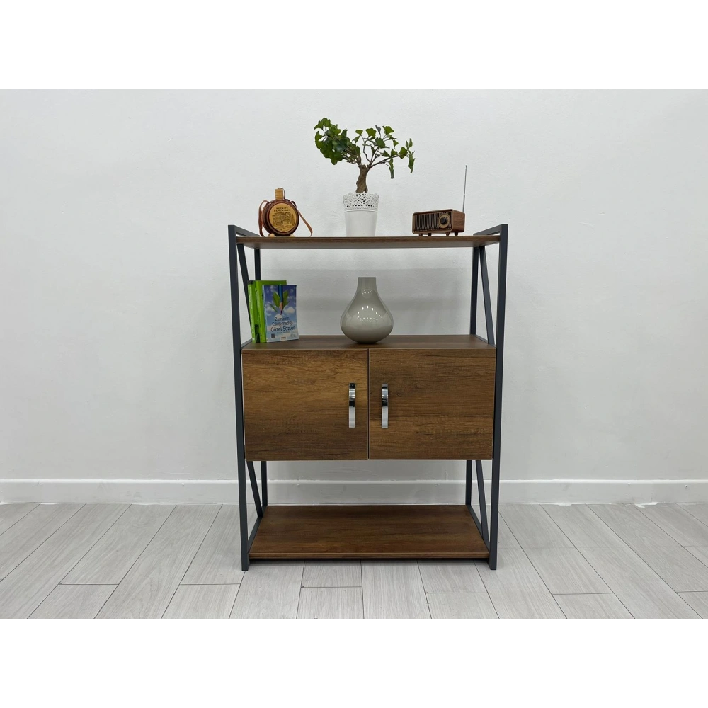 Metal Ofis Dolabı Kitaplık Raf