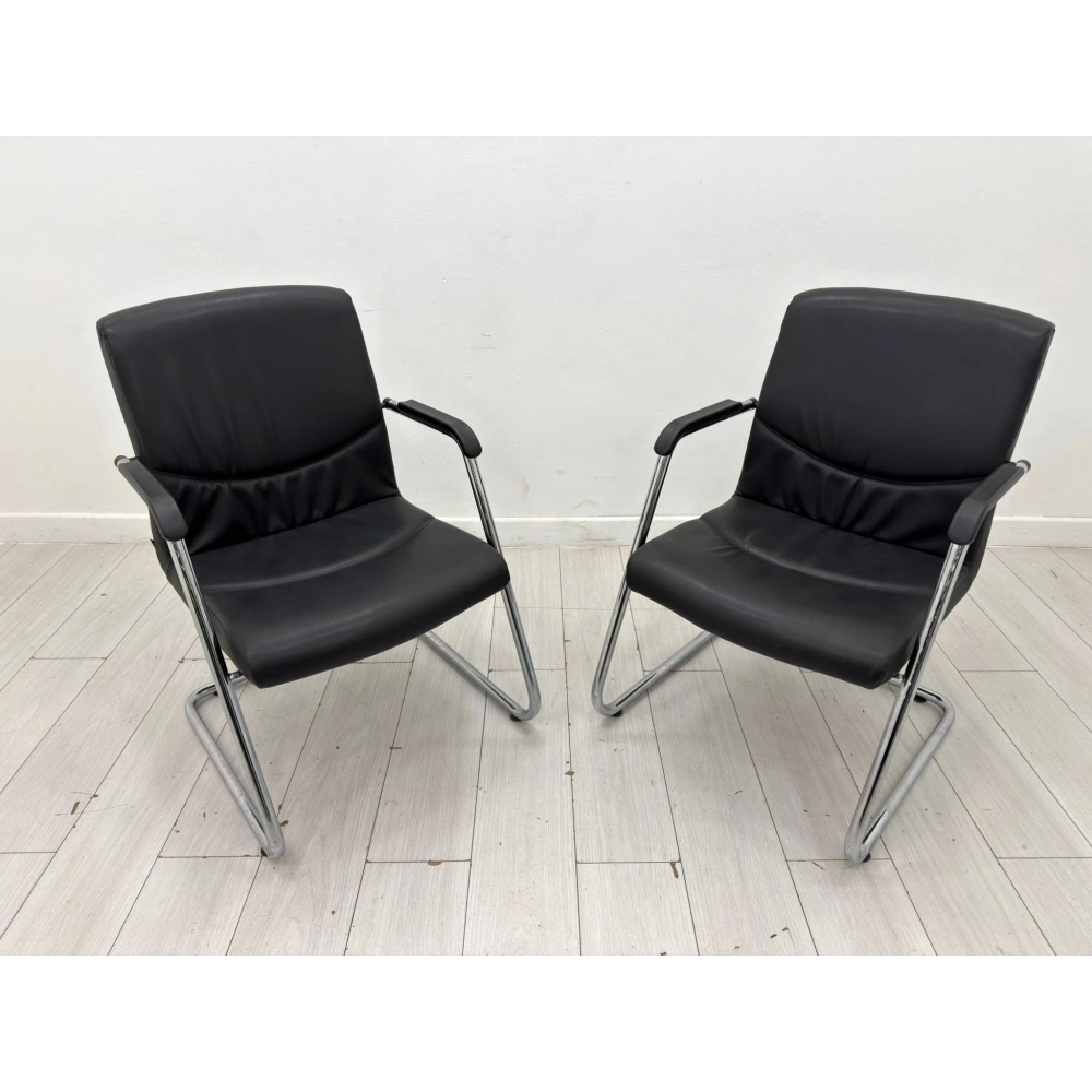 Mobsit Deri Misafir Tekli Bekleme Koltuğu