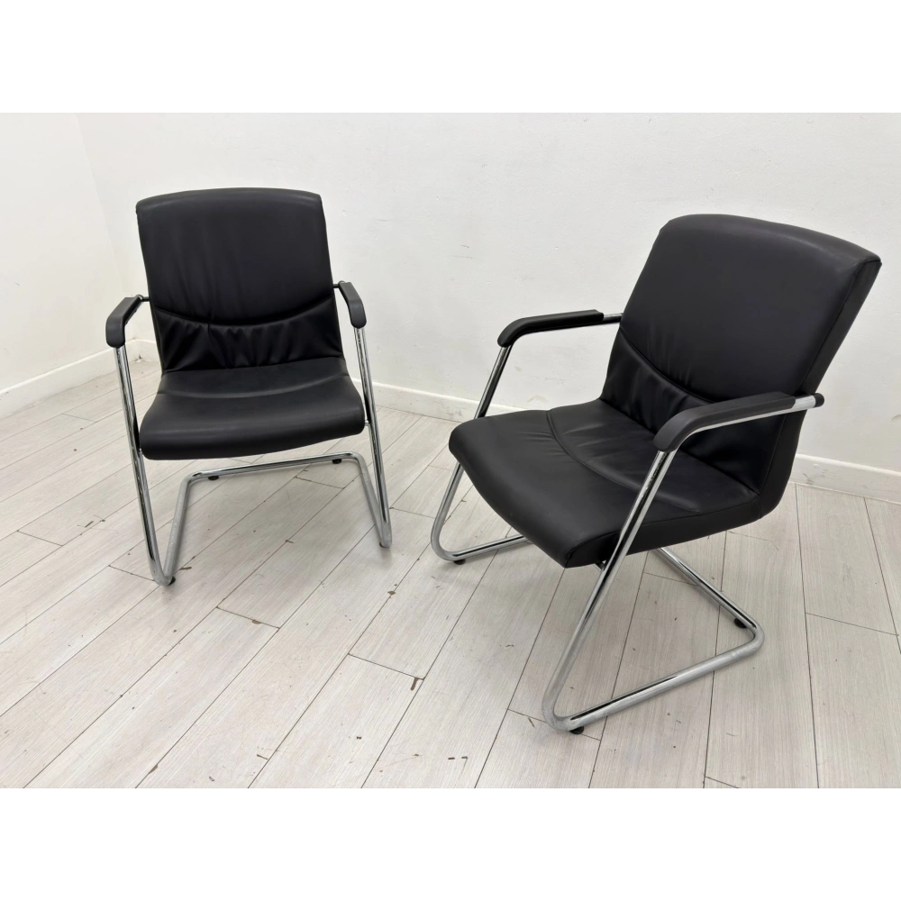 Mobsit Deri Misafir Tekli Bekleme Koltuğu