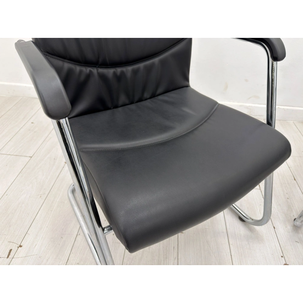 Mobsit Deri Misafir Tekli Bekleme Koltuğu