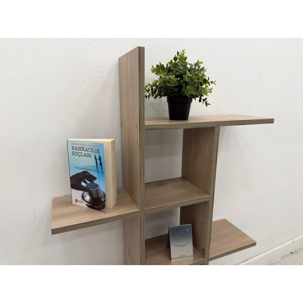 Modern Dekoratif Duvar Rafı Kitaplık Raf