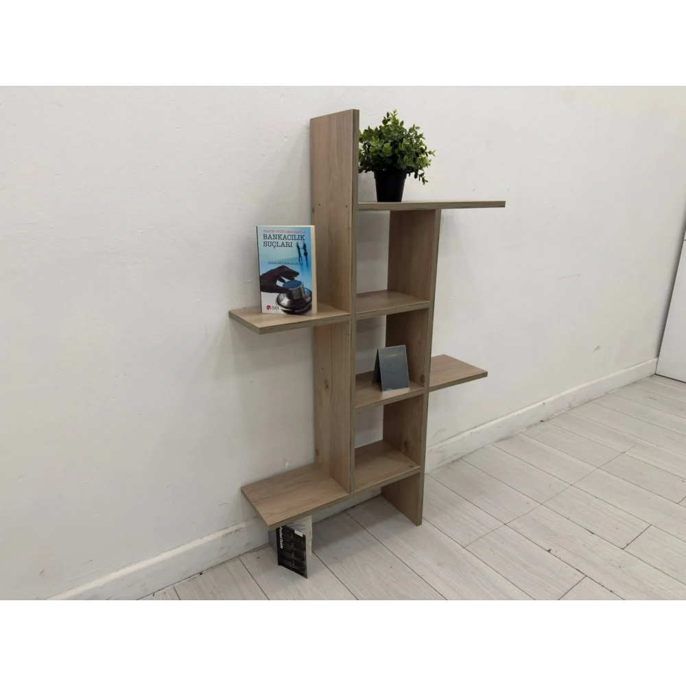 Modern Dekoratif Duvar Rafı Kitaplık Raf - M4644