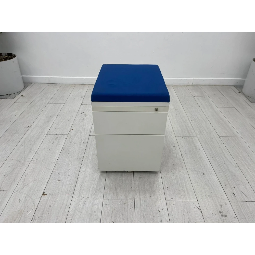 Nurus 2 Çekmeceli Metal Puflu Keson - M4074