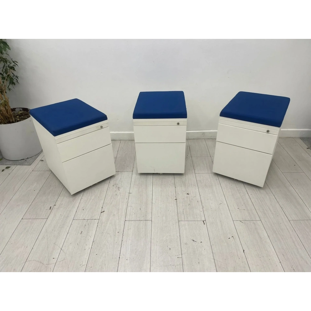 Nurus 2 Çekmeceli Metal Puflu Keson - M4074