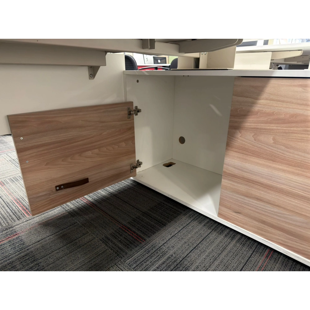 Nurus 2 Kişilik Etajerli Çoklu Çalışma Masası