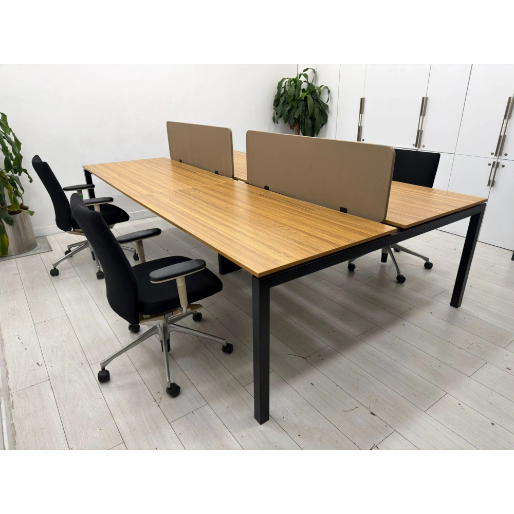 Nurus 4 Lü Çoklu Çalışma Masası Workstation
