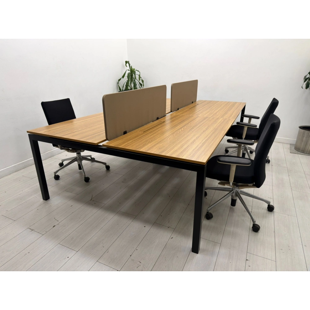 Nurus 4 Lü Çoklu Çalışma Masası Workstation