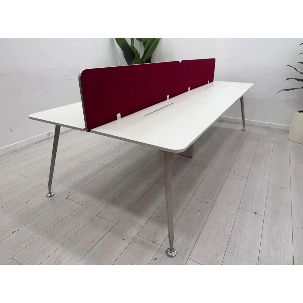 Nurus 4lü Çoklu Çalışma Masası Workstation - M2986