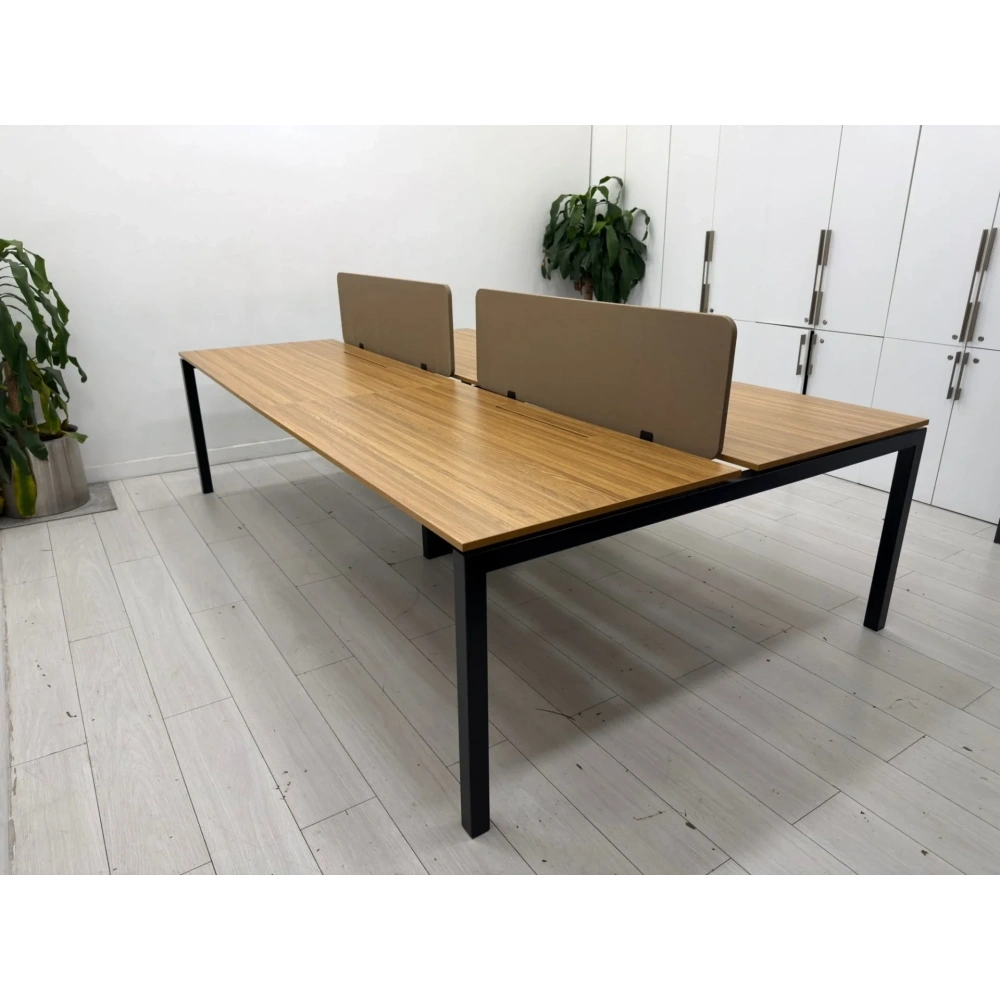 Nurus 4 Lü Çoklu Çalışma Masası Workstation - M4314