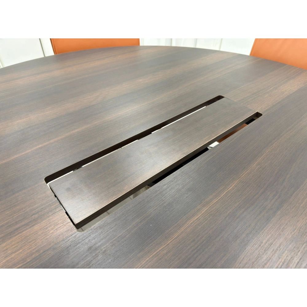 Nurus Dataportlu 6 Kişilik Yuvarlak Toplantı Masası