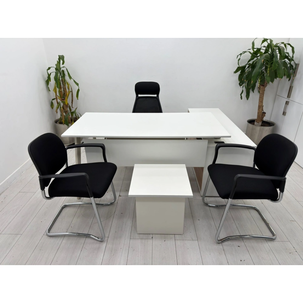 Nurus Etajerli Yönetici Masası Ofis Çalışma Masası