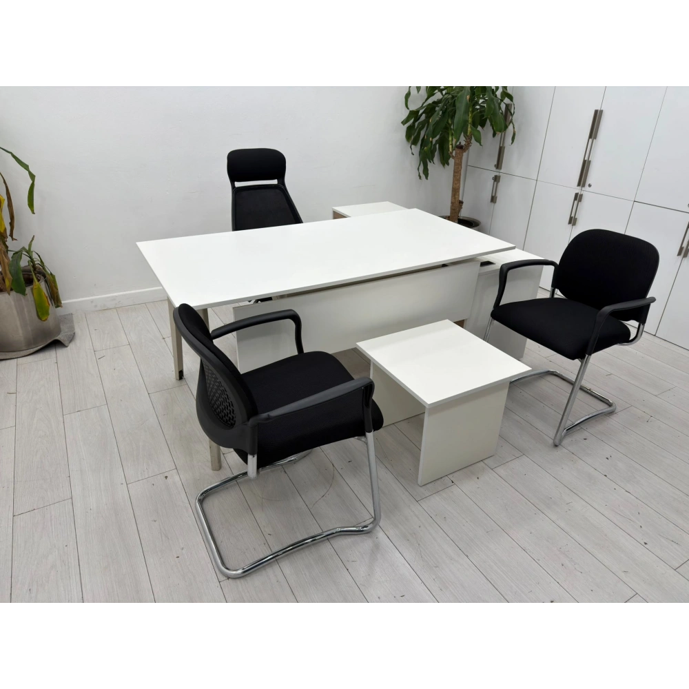 Nurus Etajerli Yönetici Masası Ofis Çalışma Masası