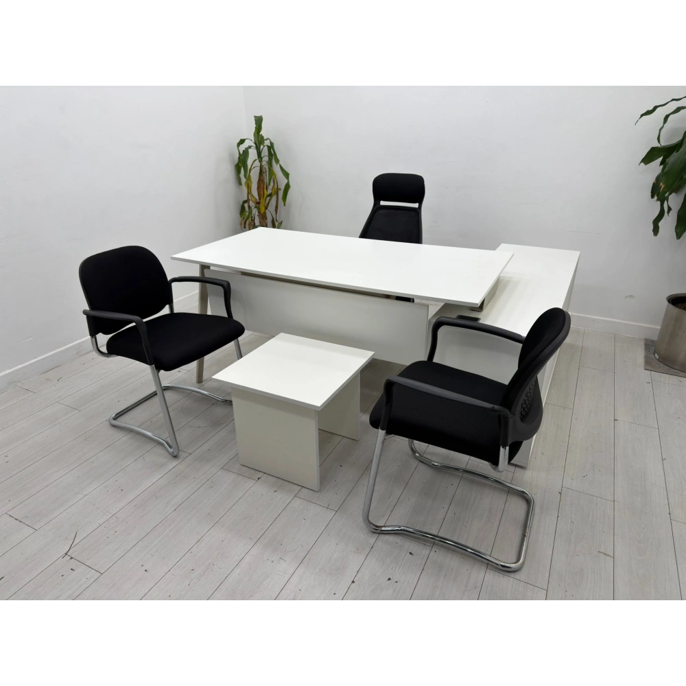 Nurus Etajerli Yönetici Masası Ofis Çalışma Masası