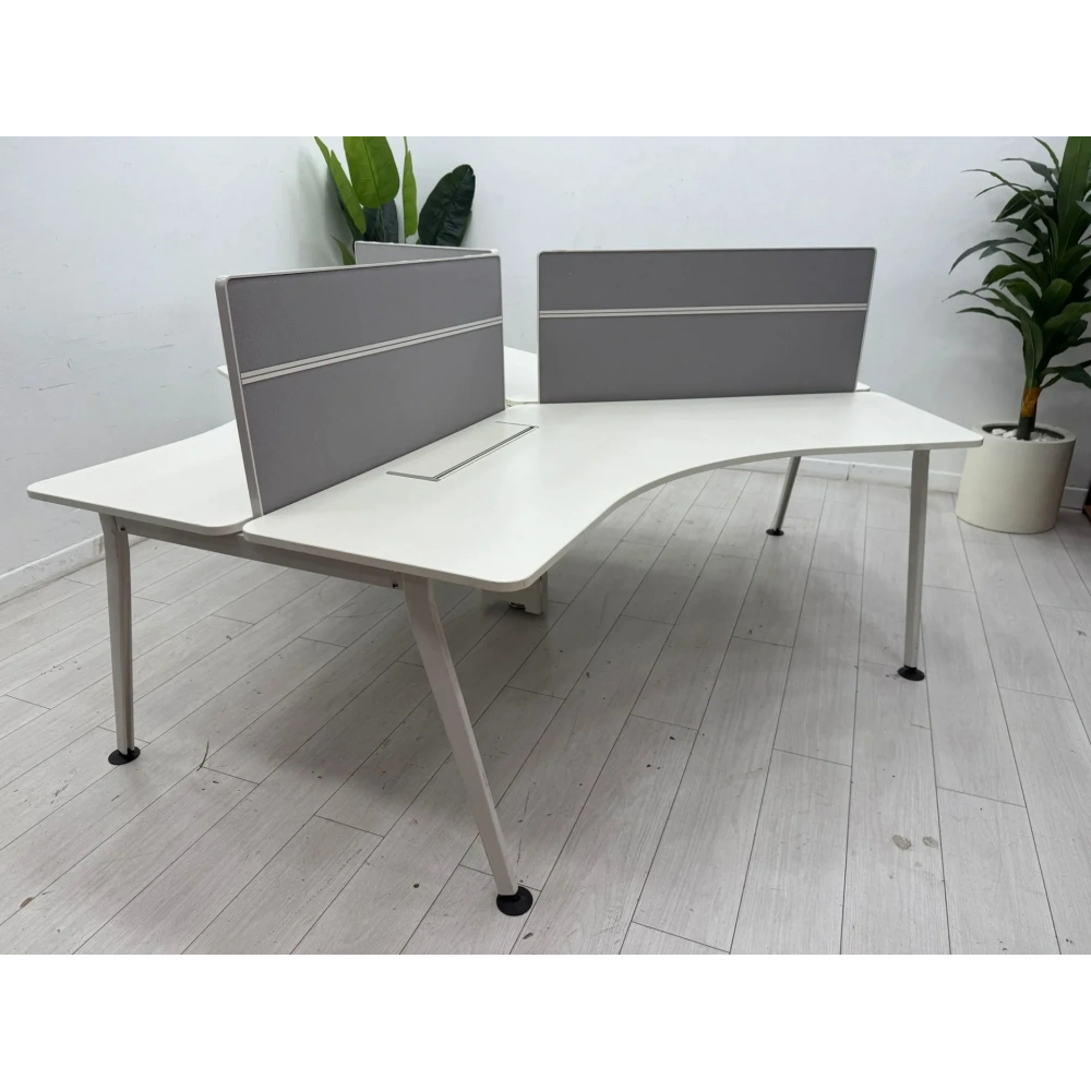 Nurus Marka 3 Kişilik Çoklu Çalışma Masası Workstation Masa - M9999