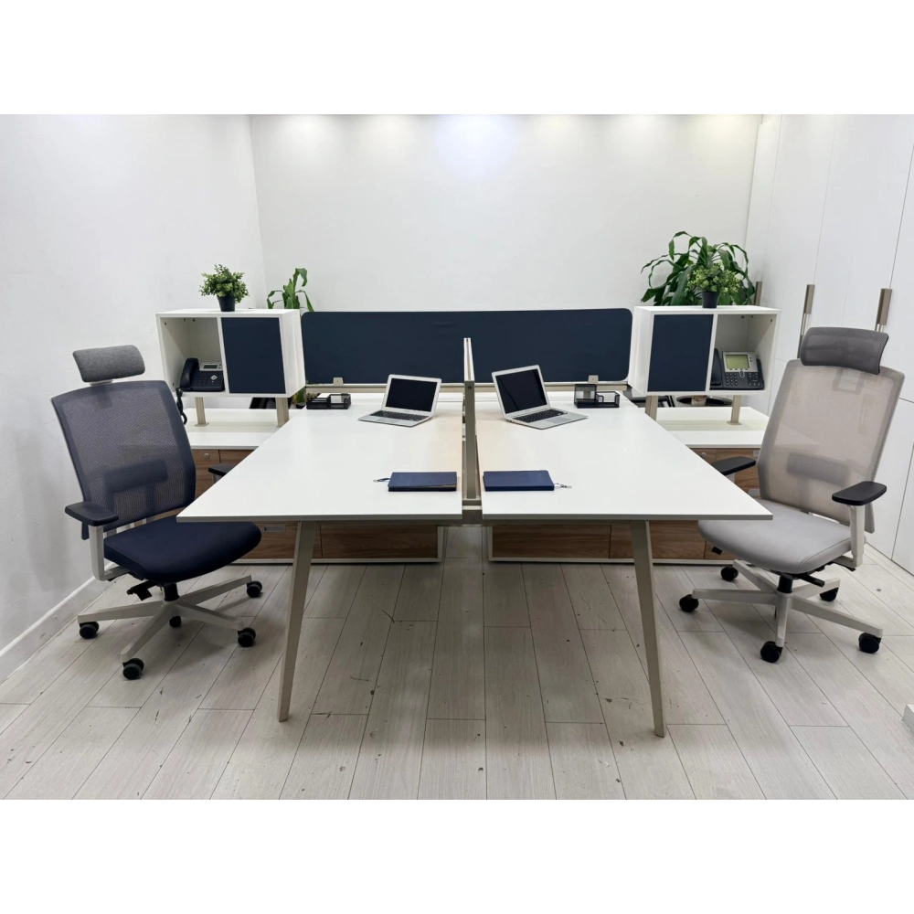 Nurus Modüler 4 Lü Çoklu Çalışma Masası ST 150 Ad