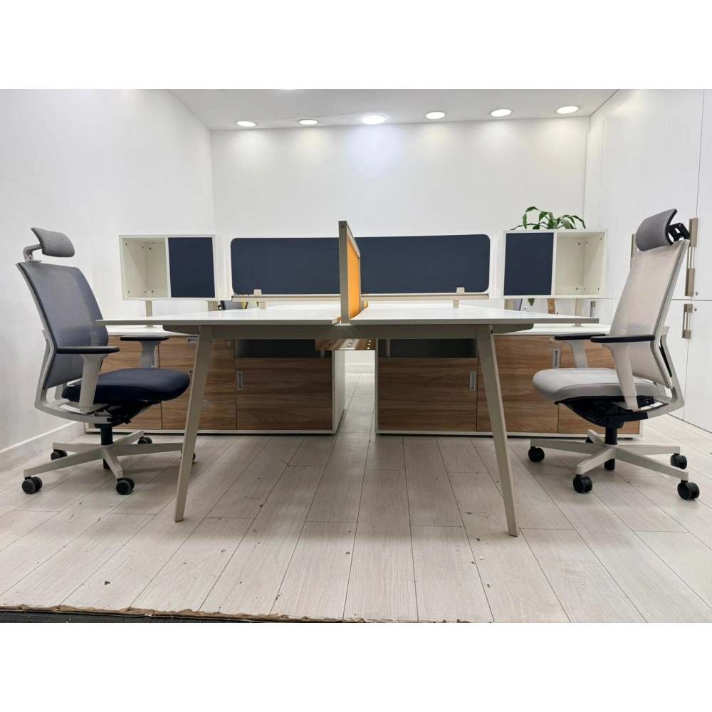 Nurus Modüler 4 Lü Çoklu Çalışma Masası ST 150 Ad