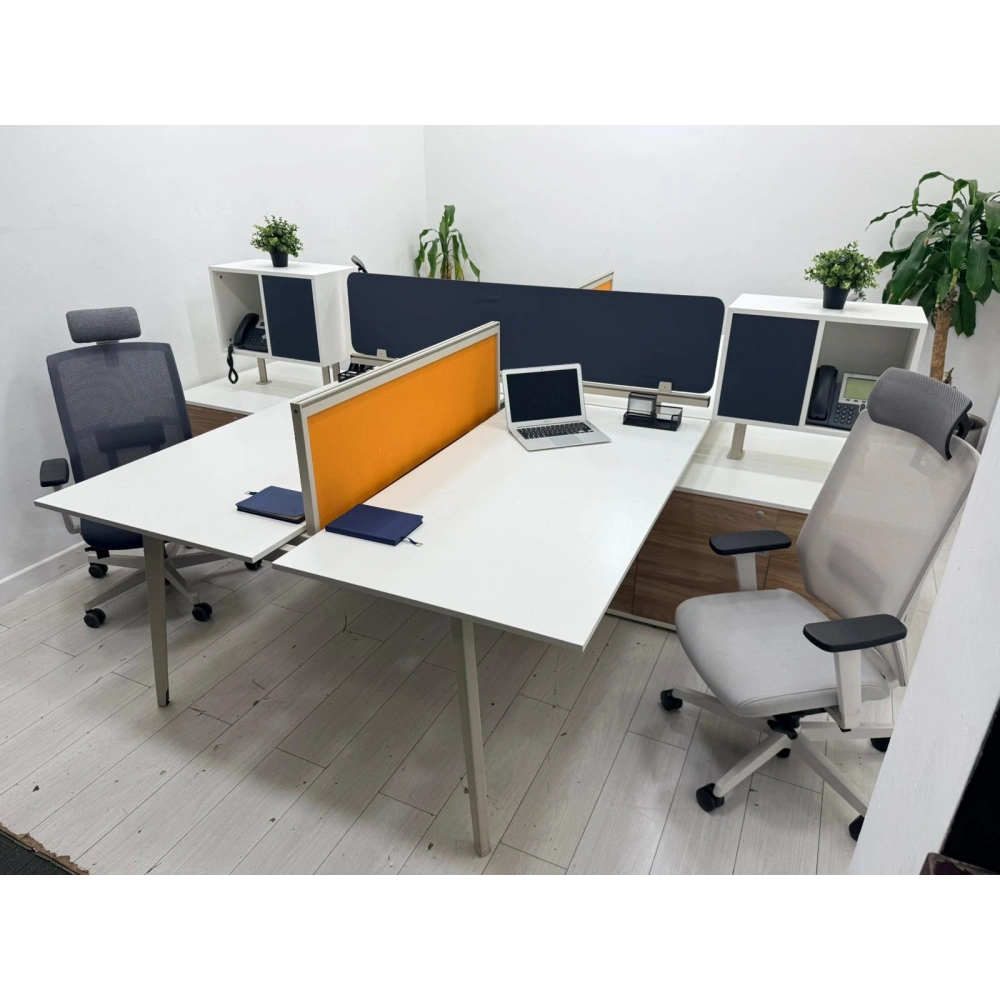 Nurus Modüler 4 Lü Çoklu Çalışma Masası ST 150 Ad