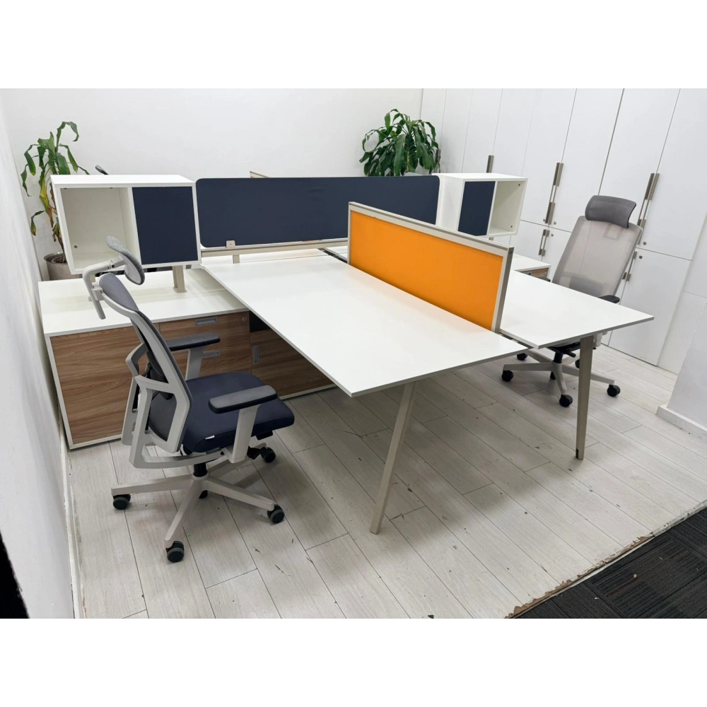 Nurus Modüler 4 Lü Çoklu Çalışma Masası ST 150 Ad