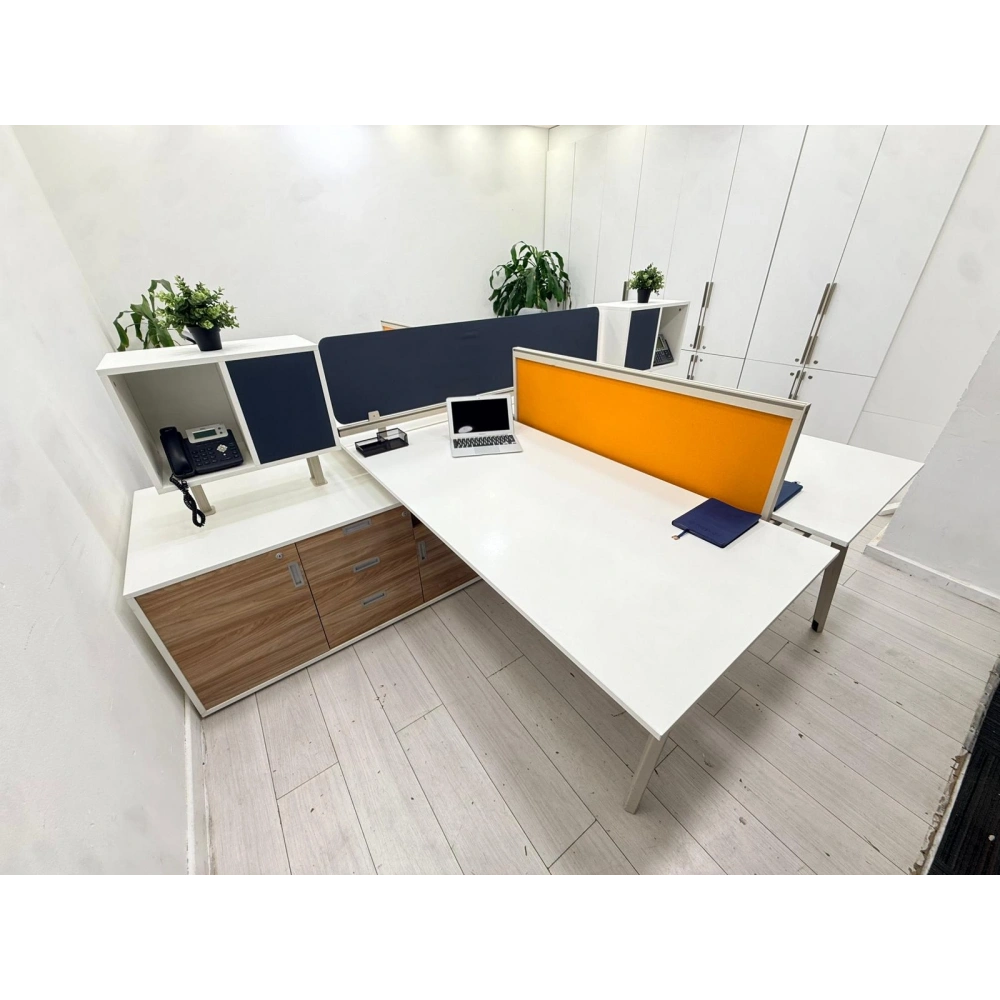 Nurus Modüler 4 Lü Çoklu Çalışma Masası ST 150 Ad