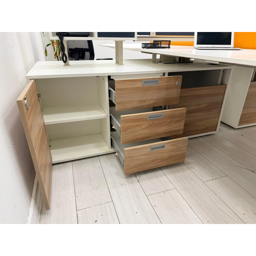 Nurus Modüler 4 Lü Çoklu Çalışma Masası ST 150 Ad